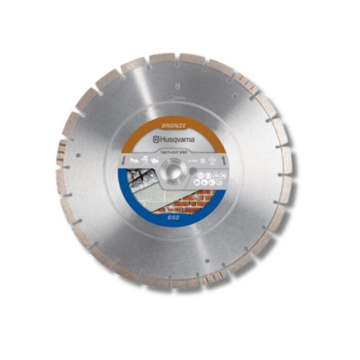 Husqvarna 350mm 14" Diamond Cutting Disc - Block, Brick, Low Reinforcement in Concrete, Soft/Medium Hard Cured Concrete Blade